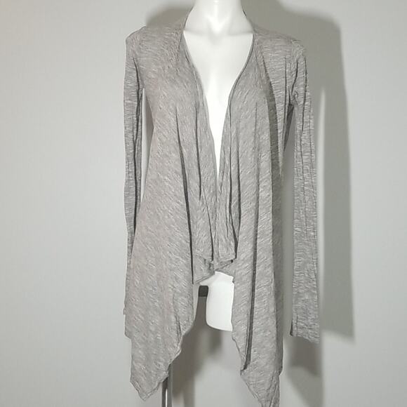 Lola by AFG Heather Grey Openfront Sweater Size small - Picture 1 of 7
